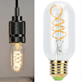 Miniatyrbilde 5 av 5: LED-pære Dobbel Spiral Antikk Fleksibel Filament Retro Dekorasjon 110V E27 4W Pære for Studie Spisestue Soverom