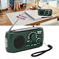 Miniatyrbild 5 av 5: Handvevad Radio Bärbar Praktisk LED-ficklampa Utomhus Multiband AM/FM/SW Solhandvev Väderradio