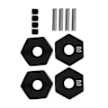 Miniatyrbilde 4 av 5: 8,0 mm Hjulheks Nav Oppgraderingsdel for SCX10 90046 90047 RR10 RC Crawler