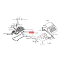 Miniatyrbilde 3 av 5: PCV-ventil 1035a422 6p1361 for Mitsubishi Lancer Outlander Eclipse ASX Pajero V97 1181053j01 11810-53j00 11810ea200
