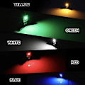 Miniatyrbilde 5 av 5: Billed Led Devil Eye Dagskjørelys Rgb App-kontroll Demon Eyes 2,5 Tommers Frontlykter Mini Projektorlinse Biltilbehør