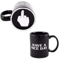 Miniatyrbillede 2 af 3: Have A Nice Day Kaffe Kops Midt Finger Sjov Kop Til Kaffe Mælk Juice