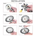 Miniatyrbild 4 av 5: 8-pack gräsklipparbladsadapterset Trädgårdsmaskin Gräsklipparblad