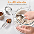 Miniatyrbilde 5 av 5: Målekopper Sett med 7: 18/8 Rustfritt Stål Kjøkkenkopp med Bredt Håndtak for Tørre og Flytende Ingredienser, 30ml, 60ml, 80ml, 120ml, 160ml, 180ml, 240ml