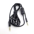 Miniatyrbilde 5 av 5: Bærbar 2m lydkabel for hodetelefoner for Logitech Gpro X G233 G433