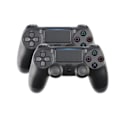 Miniatyrbillede 1 af 3: 2-pak PS4 Controller til Playstation 4 Sort