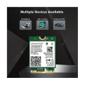 Miniatyrbillede 5 af 5: For Ax411 Wifi-kort Wifi 6e Cnvio2 Bluetooth 5.3 -bånd 5374mbps Netværksadapter Til Bærbar/pc Win10