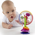 Miniatyrbild 3 av 5: Baby-karusell - Snurrleksak med sugkopp för tidig inlärning, karusellformad barnstol, handhållen leksak