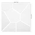 Miniatyrbillede 5 af 5: DIY Geometrisk Vægsticker Spejl til Soveværelse og Stue Dekoration