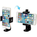 Miniatyrbillede 5 af 5: Universal Handy Stativ Adapter Smartphone Holder Kompatibel med Stativ Tripod Selfie Stick Monopod med Standard 1/4\"-20 Skruehoved, til iPhone Samsung Huawei osv.