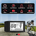 Miniatyrbild 5 av 5: 24v-52v Elcykel 500s LCD-display för BBS01 BBS02 Mid Drive Motor Cykel Ebike Dator UART