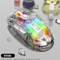 Miniatyrbillede 5 af 5: XYH20 3-Mode Transparent 4G Mus Rgb Mekanisk Mus E-Sports Bluetooth Mus Sort