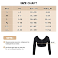 Miniatyrbilde 4 av 4: Kvinners Shapewear 3/4 Ermet Arm Shaper Front Closure Kompresjons BH Post Kirurgi Holdningskorrigerende Tank Top
