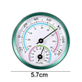 Miniatyrbillede 2 af 4: Indendørs og udendørs termometer 2 i 1 temperaturfugtighedsmåler analog hygrometer til indendørs og udendørs.