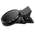 Pikkukuva 1 / 3: Ultrathin Clip-on Cpl Puhelinlinssi Kamera Pyöreä Polarisaattori Neutraali Tiheys Suodatin 37mm Linssi Kameran Linssi (musta)