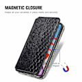 Miniatyrbillede 4 af 5: For Transsion Tecno Spark 20 Pro+ Etui Rhombus Wallet Læder Folio Flip Telefon Cover