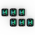 Miniatyrbild 3 av 5: Heltäckande skärmskydd för Haylou LS09B Smartwatch, Bumper Case, Skal