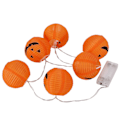 Miniatyrbilde 1 av 5: 6 stk. Gresskarlykter Foldbare Sikre Lettvekt LED Halloween Lys for Rom Hage