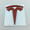 Miniatyrbild 4 av 5: 3D-bilmärken Emblem Sido Fender Dekaler Metall För Tesla Dekaler Modell S Modell Y X 3 P100d P85d 200 Logotyp