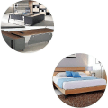 Miniatyrbilde 3 av 5: 4 stk svarte justerbare møbelføtter, aluminiumslegering møbelbein, trekantede justerbare bein kjøkken, for skap, sofa, salongbord, TV-skap