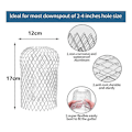 Miniatyrbillede 4 af 5: 8 stk. Tagrenderiste - Aluminium Tagrendenedløbsrist, Udvidbar Bladsifrist Tagrendebeskyttere Ned 10 X 17cm