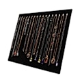 Miniatyrbild 2 av 4: Dhrs 17 Krokar Halsband Display Stativ Sammet Halsband Stativ Örhänge Smycken Display Stativ (17 Krokar