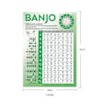 Miniatyrbillede 3 af 5: Banjo Akkorddiagrammer For Begyndere Cheat Sheet, Banjo Øve Akkorddiagrammer, Banjo Læringshjælp (2 Stk)