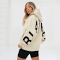 Pikkukuva 1 / 3: Blakely Huppari Naisten Huppari Pitkähihainen Puloveri Neule Casual Top Apricot s