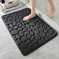 Miniatyrbillede 1 af 5: Bademåtte skridsikker memory foam bademåtte blød hyggelig polstret komfort holdbar luksus