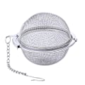 Miniatyrbillede 1 af 5: Rustfrit Stål Te Bold Mesh Te Infuser Med Forlænget Kæde Hængsel Til Brygning Løse Blade Te Og Krydderier & Krydderier 2 Stk