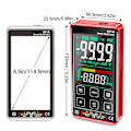 Miniatyrbild 3 av 4: För LCD Digital Multimeter Touch Screen Smart Multimeter Tester DC/AC 10A Meter Ny