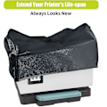 Miniatyrbillede 2 af 4: Printer Støvcover Til Hp/epson/canon/brother Trådløse Printere, 45*45*30cm Universal Case Beskytter Til Printere, 600d Vandtæt Sort Printer Cover