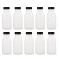 Miniatyrbilde 1 av 2: 10 stk 300 ml Saftbeholdere Melkeflasker Transparente Drikkflasker