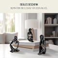 Miniatyrbilde 4 av 5: Skulptur Tenker-statuesett, harpiksstatue, kunstnerisk dekorasjon, klassisk design, elegant stykke