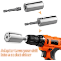 Miniatyrbillede 3 af 5: Cl  Universal Sokkel Cl Universal Crou Universal Cl  Universal Sokkel Værktøjer  Hånd Multifunktionel 7-19mm Med En Skruetrækker  105  Fastgørelsesadapter Ad