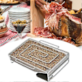 Miniatyrbillede 2 af 5: Røggenerator til udendørs grill i rustfrit stål - BBQ Grill Smoker Tilbehør (Hex Form)