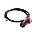 Miniatyrbillede 1 af 5: 4 Fods Højtryksreguleringsventil med Justerbar Tryk 0-20 PSI med -1 Type Slange - Fungerer med Propantanke
