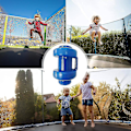 Miniatyrbilde 2 av 3: 8 stk. Trampoline Innhegningspolhette Plast Trampoline Beinkapper 25mm