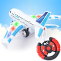 Miniatyrbillede 4 af 5: Flyvemaskine Legetøj Til Børn - A380 Smart Elektrisk Airbus Fjernstyring, Med Blinkende Lys Og Realistisk Jetmotor Lyd
