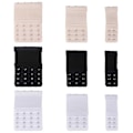Miniatyrbillede 3 af 5: Piao BH-Forlænger, 2 Kroge/3 Kroge/4 Kroge BH Elastisk Forlænger, 4.3X3, 4X2.2, 3.8X1.3, 9 Pakker (Sort, Hvid, Beige)