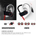 Pikkukuva 4 / 4: Langattomat Bluetooth-kaulapuhelimet, hikoilunkestävät urheilukuulokkeet