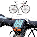Miniatyrbillede 4 af 5: 11,5*11*3cm Kablet Cykelcomputer Vandtæt Cykelcomputer Odometer med Baggrundsbelyst LCD-display til Cykel Realtids Hastigheds- og Distance Track