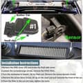 Miniatyrbillede 5 af 5: Kabinefilter til E-chassis kun E82 E88 E90 E91 E92 E93 X1 M3 128i 135i 328i 335i