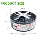 Miniatyrbilde 4 av 5: Ekstraktorblad for Nutribullet 600w/pro 900w For Nutribullet Blender