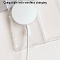 Miniatyrbillede 4 af 4: Magnetisk gennemsigtig etui til Samsung Galaxy Z Fold 5, kompatibel med Magsafe-opladning, blødt Tpu fire hjørner stødsikkert cover