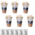 Miniatyrbild 1 av 5: 6-pack Inomhus Utomhus Flugfälla Diameter 28cm, Inomhus Utomhus Flugfälla med Refill, Transparent Myggfälla, för Att Fånga Flugor och Fruktflugor