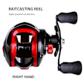 Pikkukuva 1 / 4: 1x Baitcasting-kalastuskelan 3+1 BB Kevyt pyörä 10kg Max Drag Casting Reel