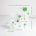 Miniatyrbillede 5 af 5: 3 stk. påske træ kylling ornament farverige soveværelse værelse skrivebord dekoration