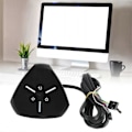 Miniatyrbillede 3 af 5: Computer Desktop Switch PC Tænd/Genstart Knap Dobbelt USB Ekstern Forlænger Strømkabel Tænd/Sluk Knap til Kontor A
