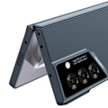 Miniatyrbilde 3 av 4: Samsung zfold6 raptor mobiltelefondeksel frostet hardt skall enkelt stil skallfilm integrert Cool Black